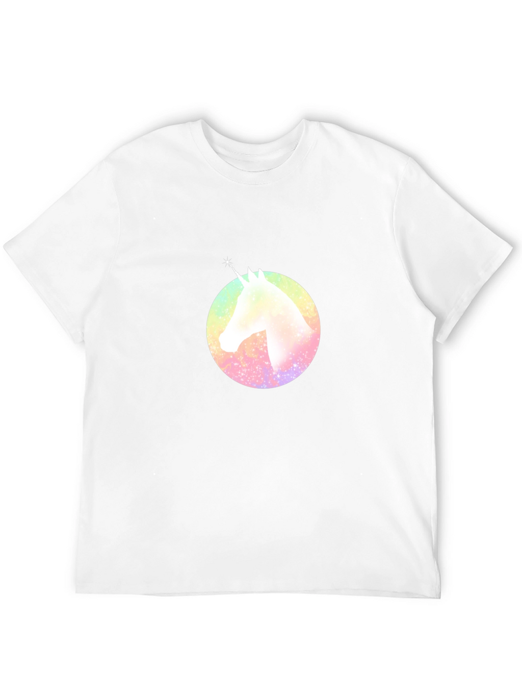 Rainbow Unicorn Graphic T-Shirt - Black