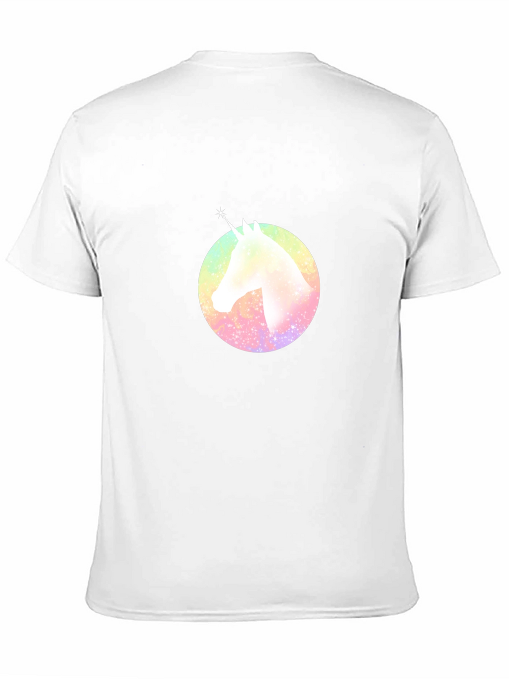 Rainbow Unicorn Graphic T-Shirt - Black