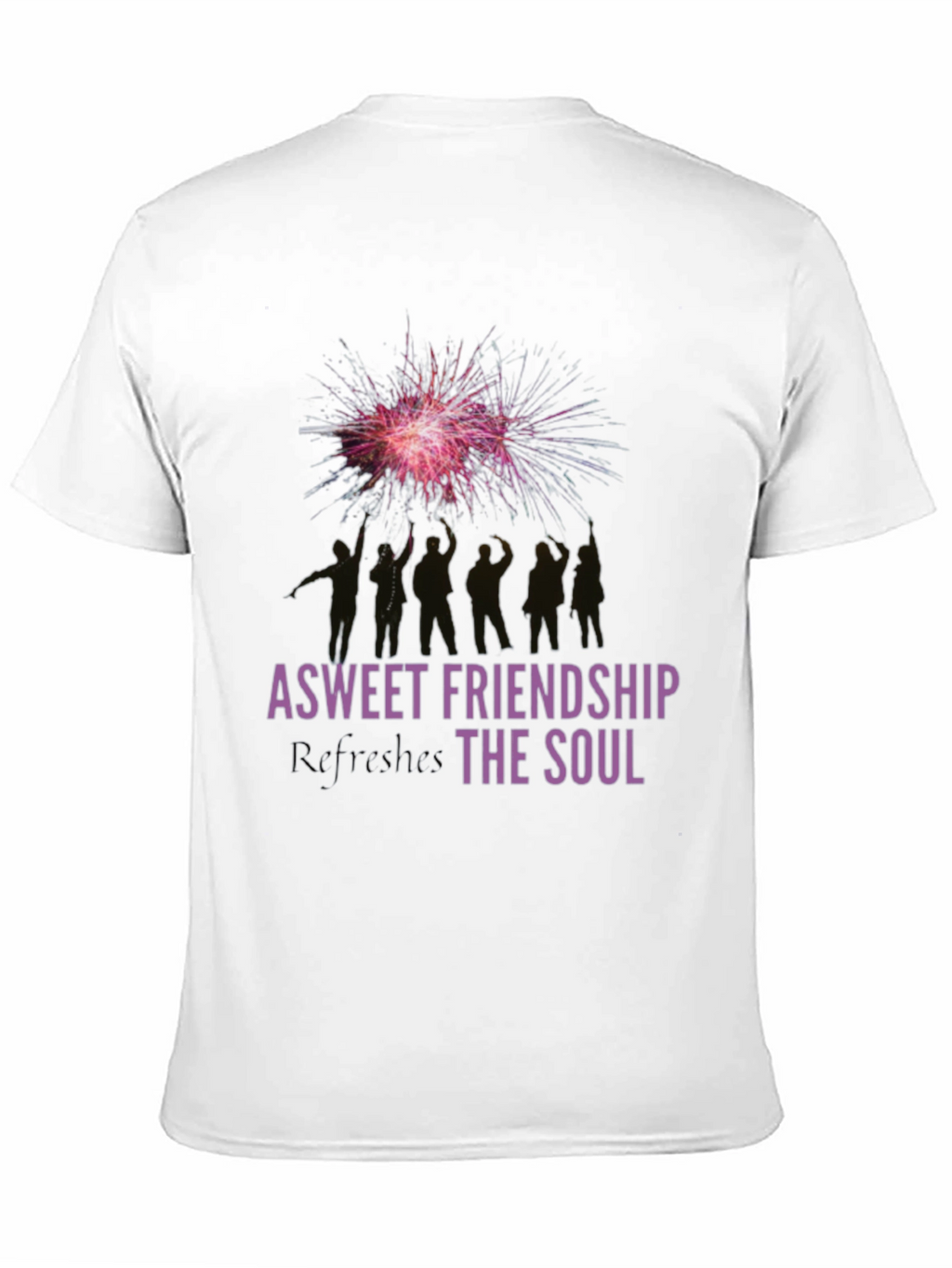 Friendship Fireworks Graphic Tee - Black