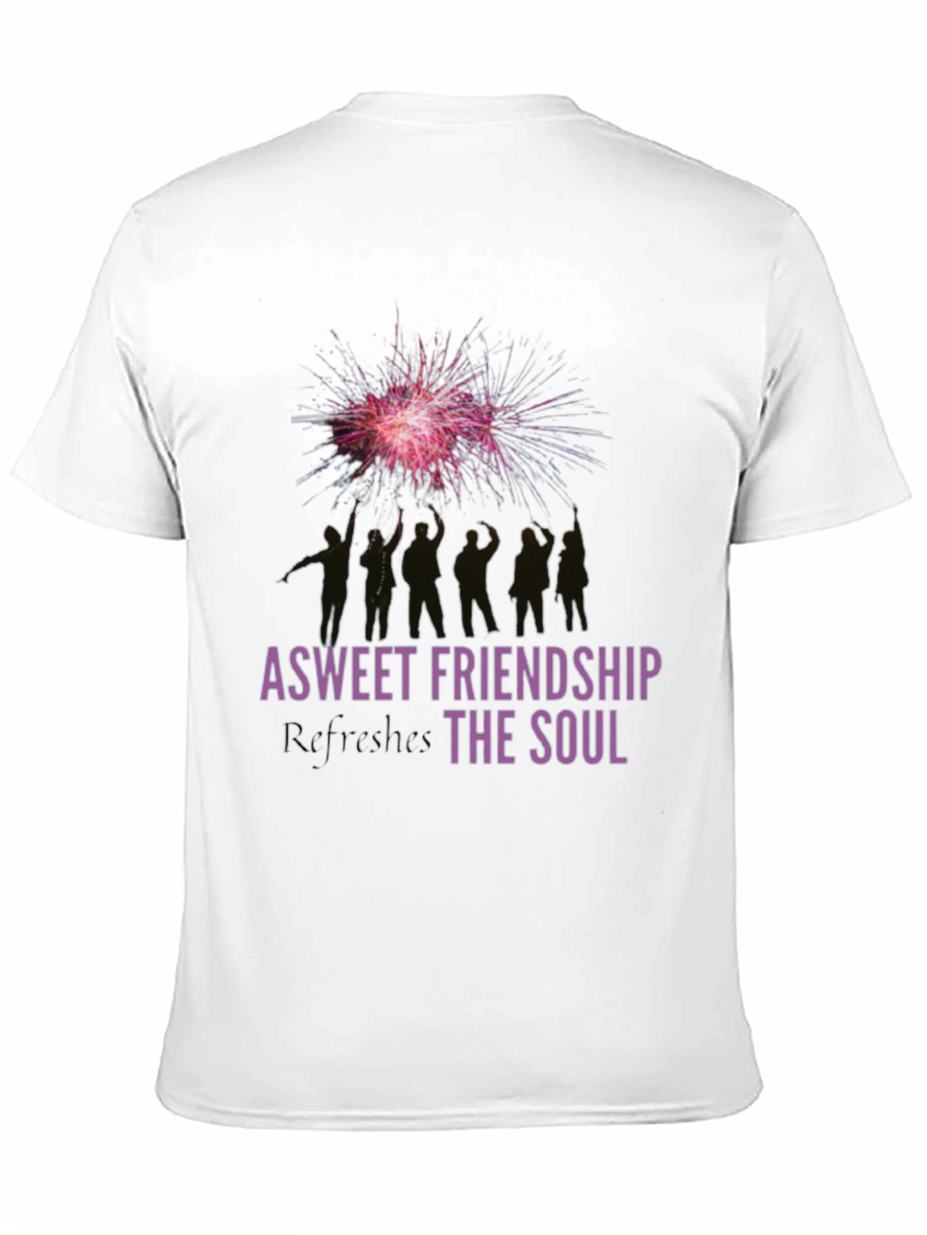 Friendship Fireworks Graphic Tee - Black