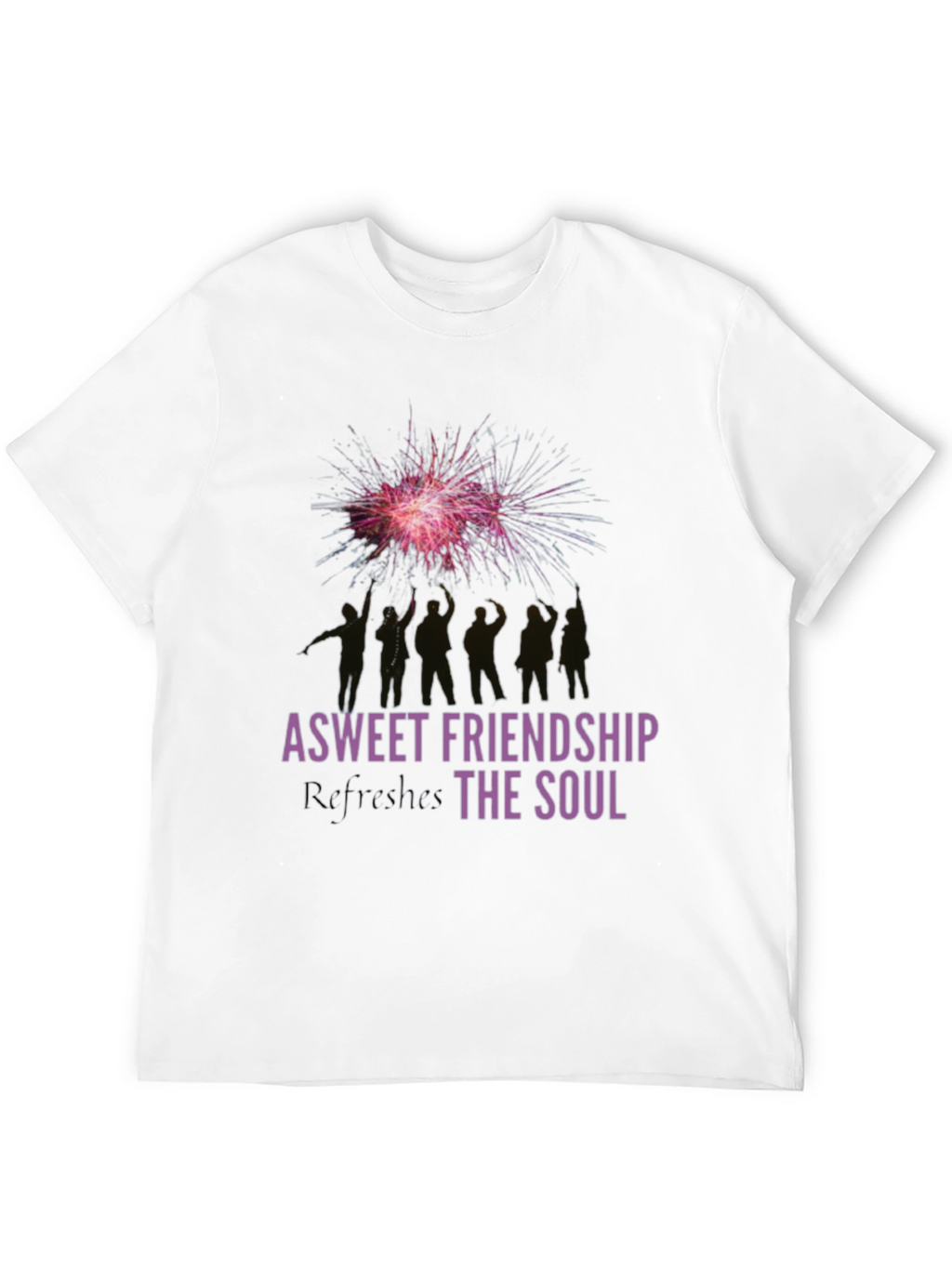 Friendship Fireworks Graphic Tee - Black