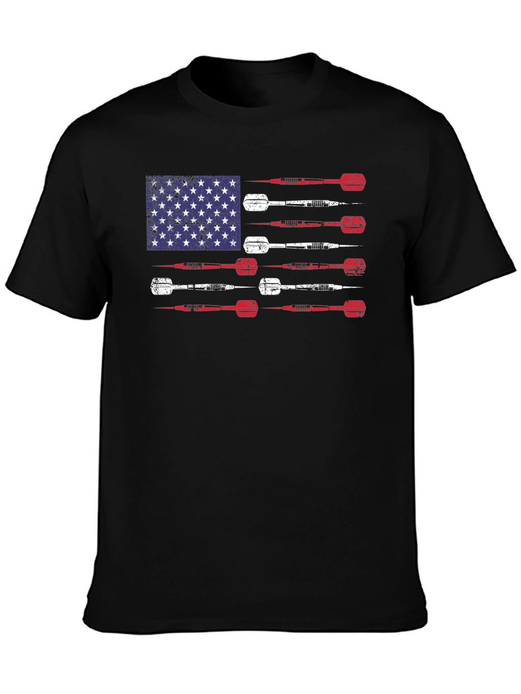 American Flag Darts T-Shirt - Patriotic Design