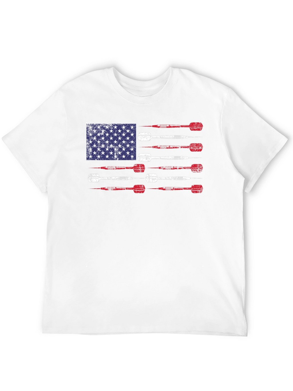 American Flag Darts T-Shirt - Patriotic Design