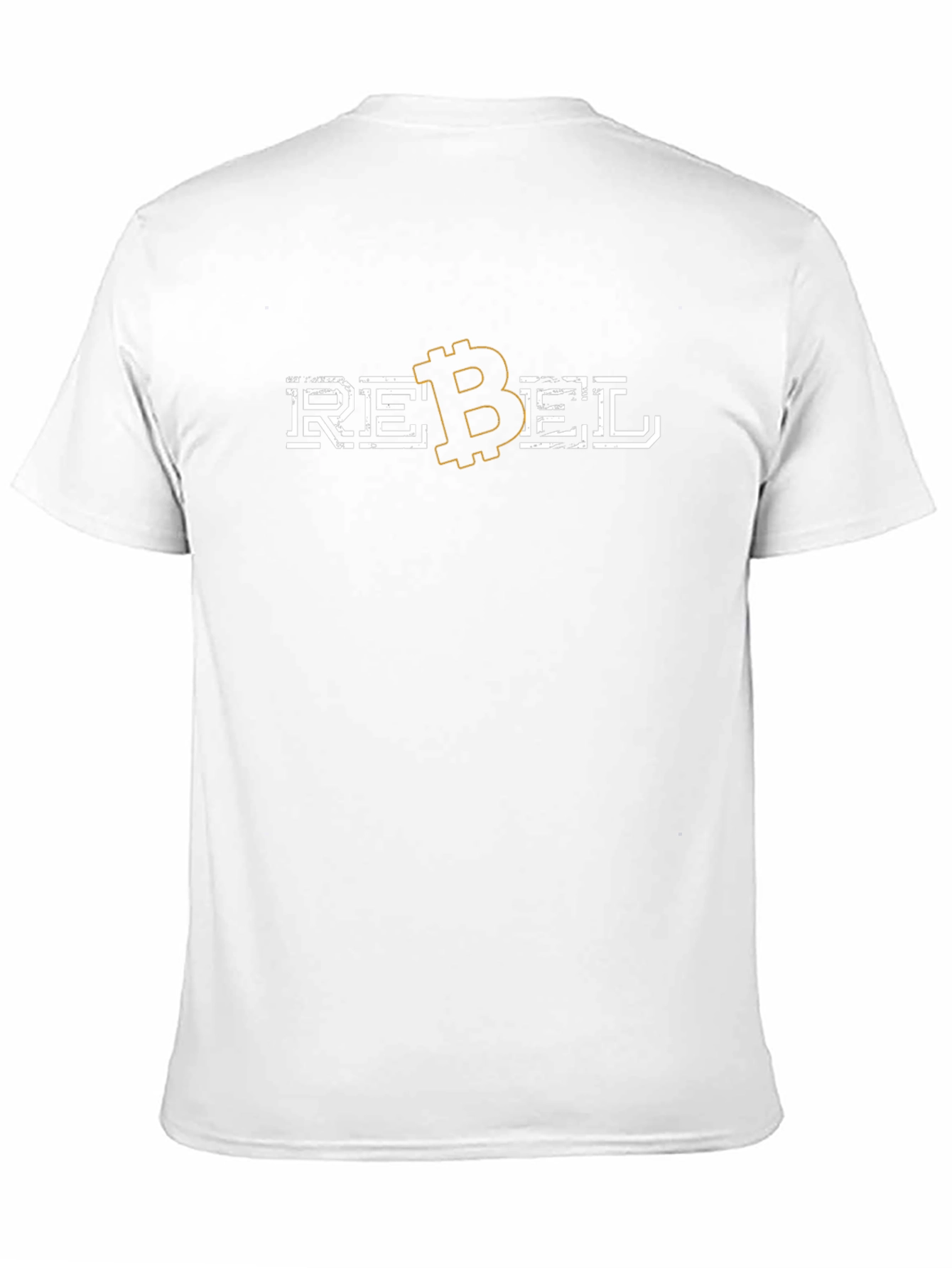 Bitcoin Rebel Graphic T-Shirt - Black Cotton Blend