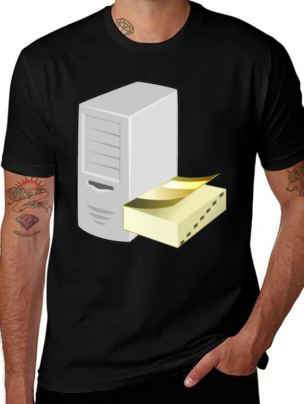 Server Stack T-Shirt - Geek Data Humor Tee