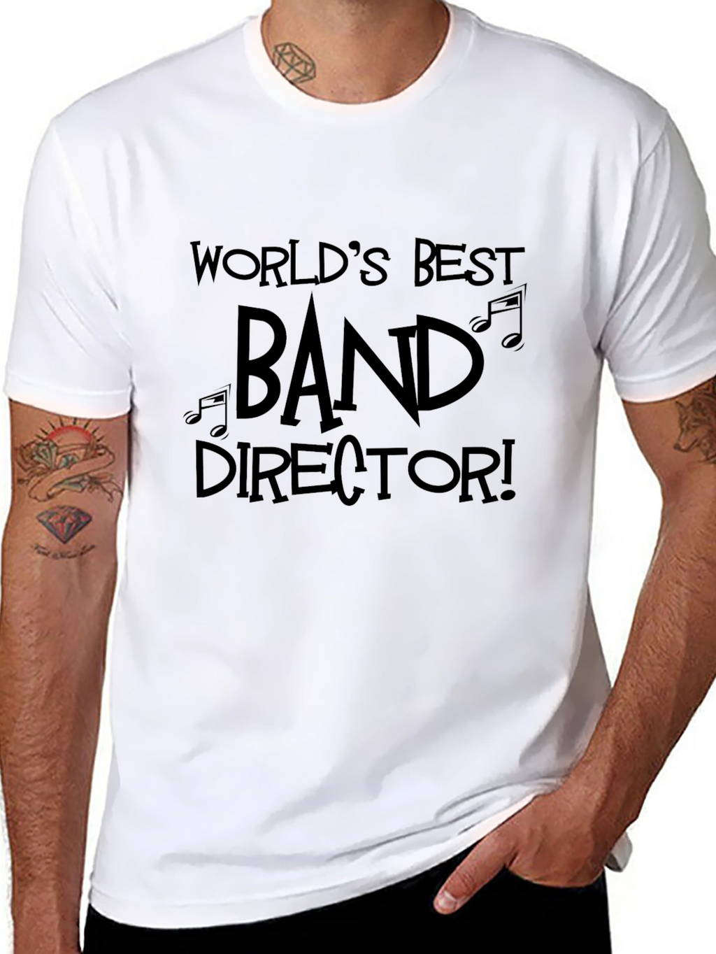 Worlds Best Band Director Black T-Shirt