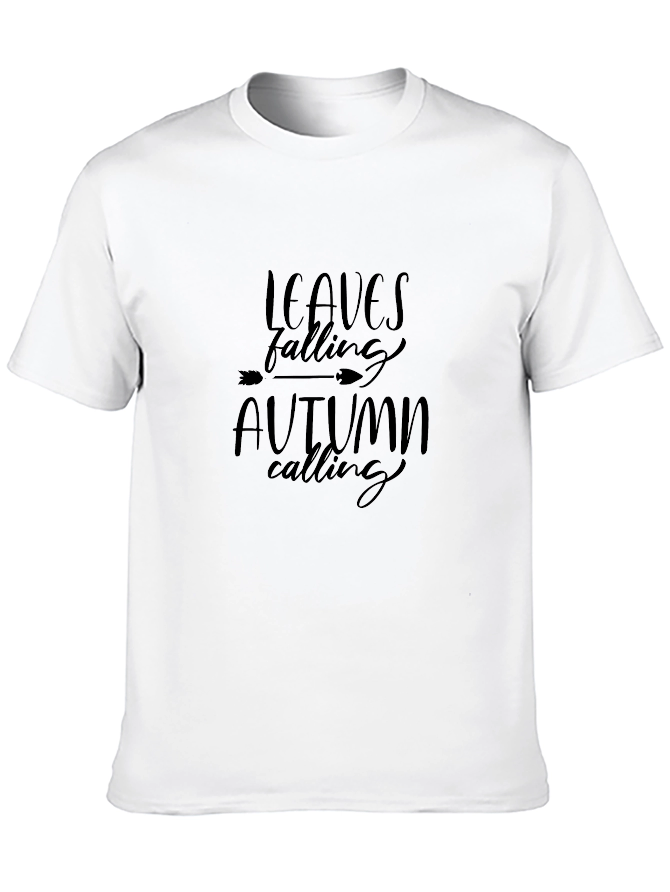 Leaves Falling Autumn Calling Graphic Tee