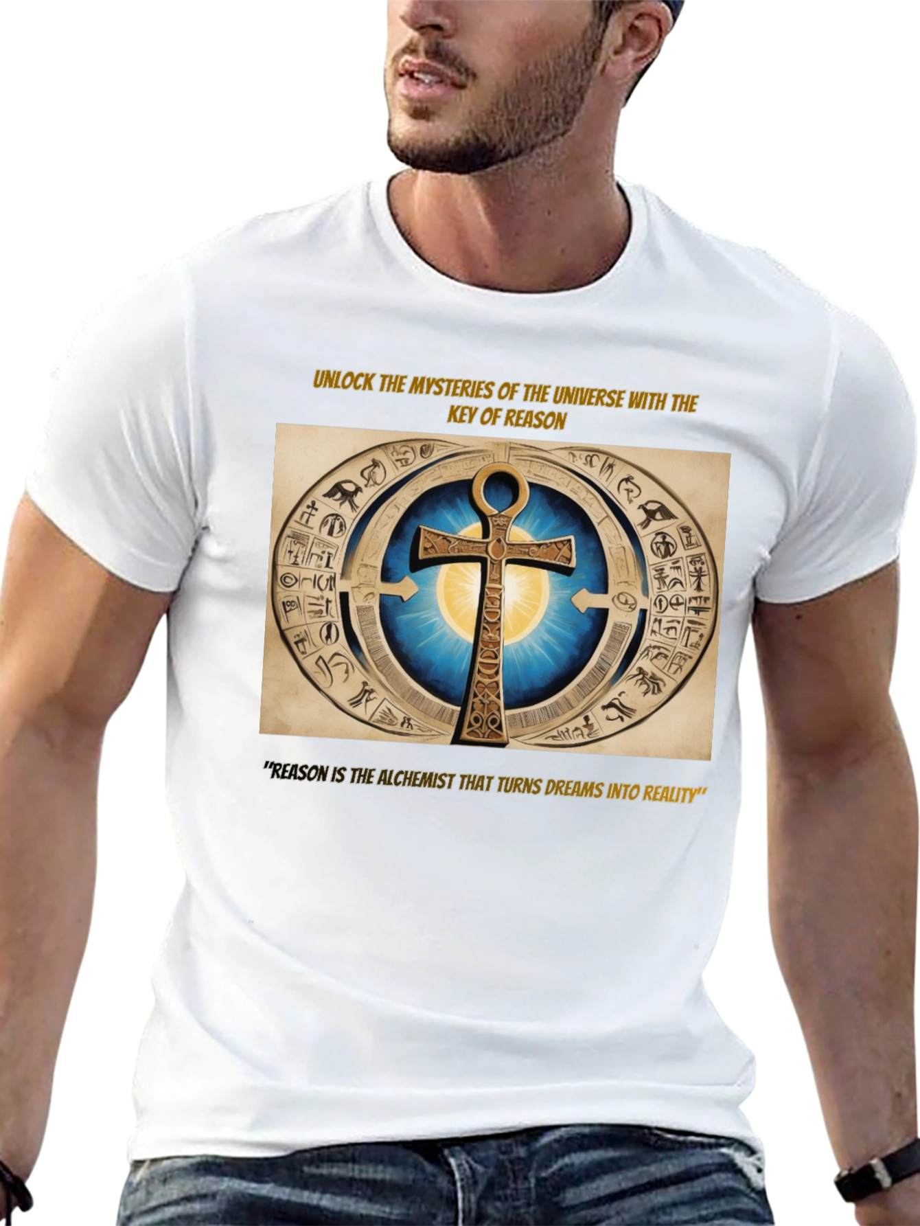 Mystical Ankh Key of Reason T-Shirt