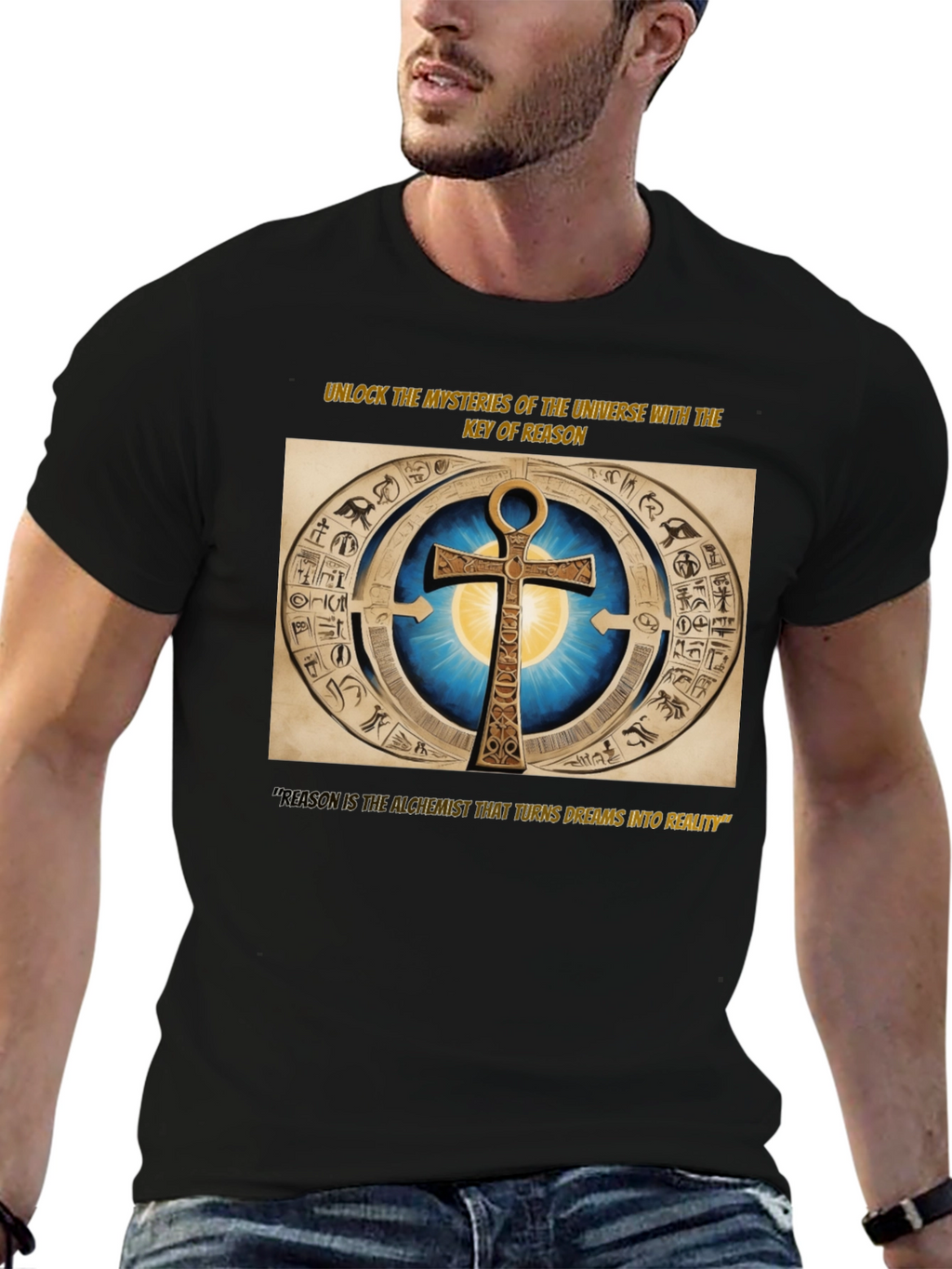 Mystical Ankh Key of Reason T-Shirt