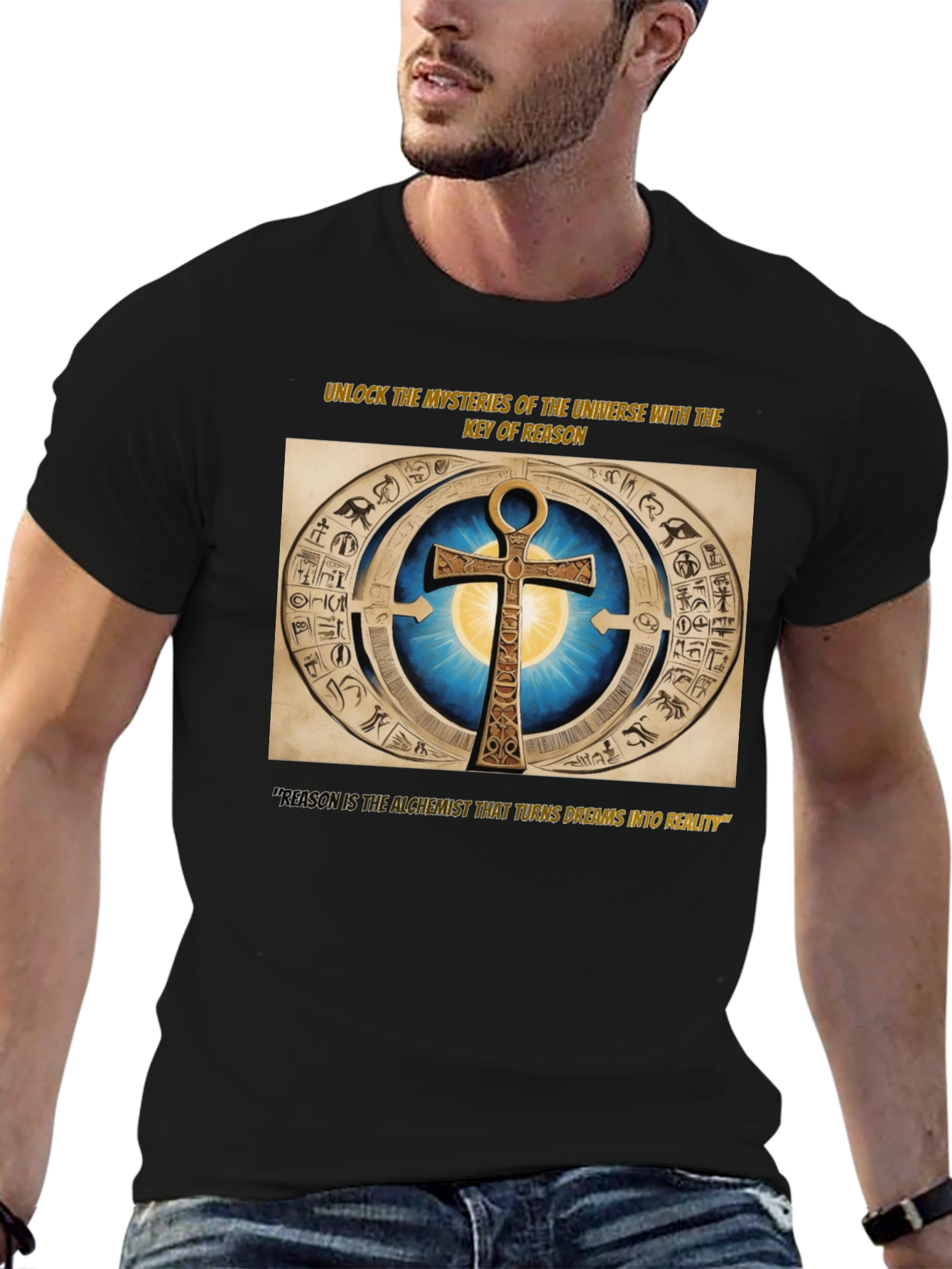 Mystical Ankh Key of Reason T-Shirt