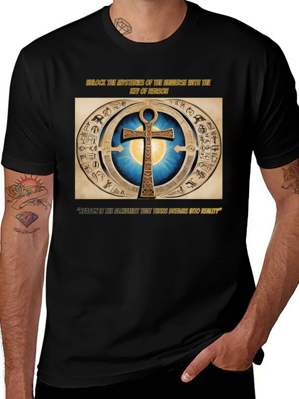 Mystical Ankh Key of Reason T-Shirt
