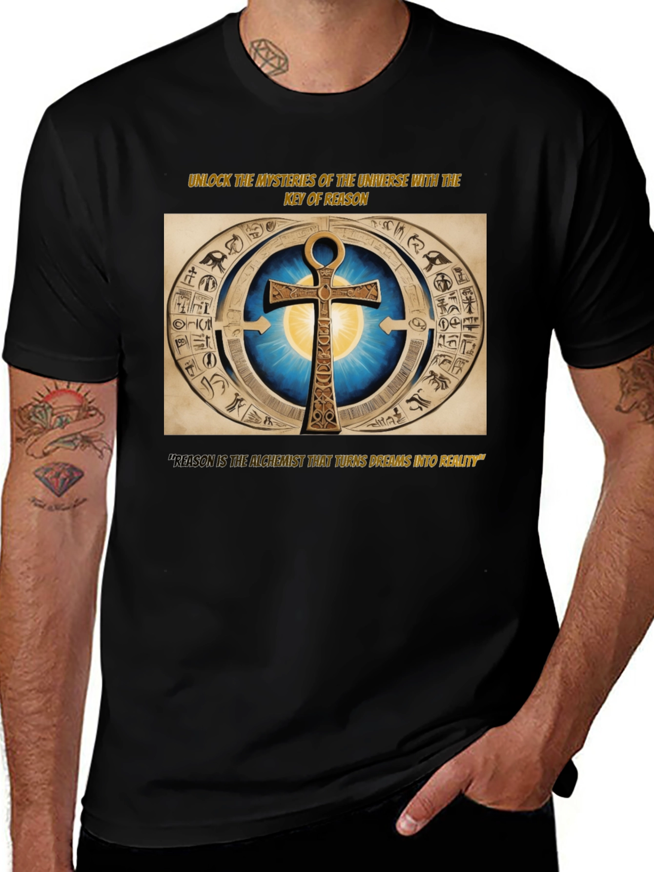 Mystical Ankh Key of Reason T-Shirt