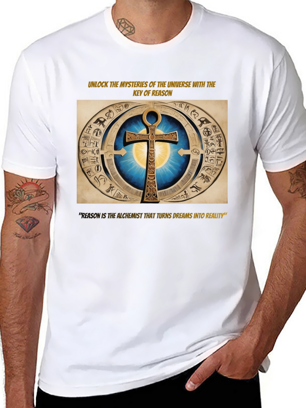 Mystical Ankh Key of Reason T-Shirt