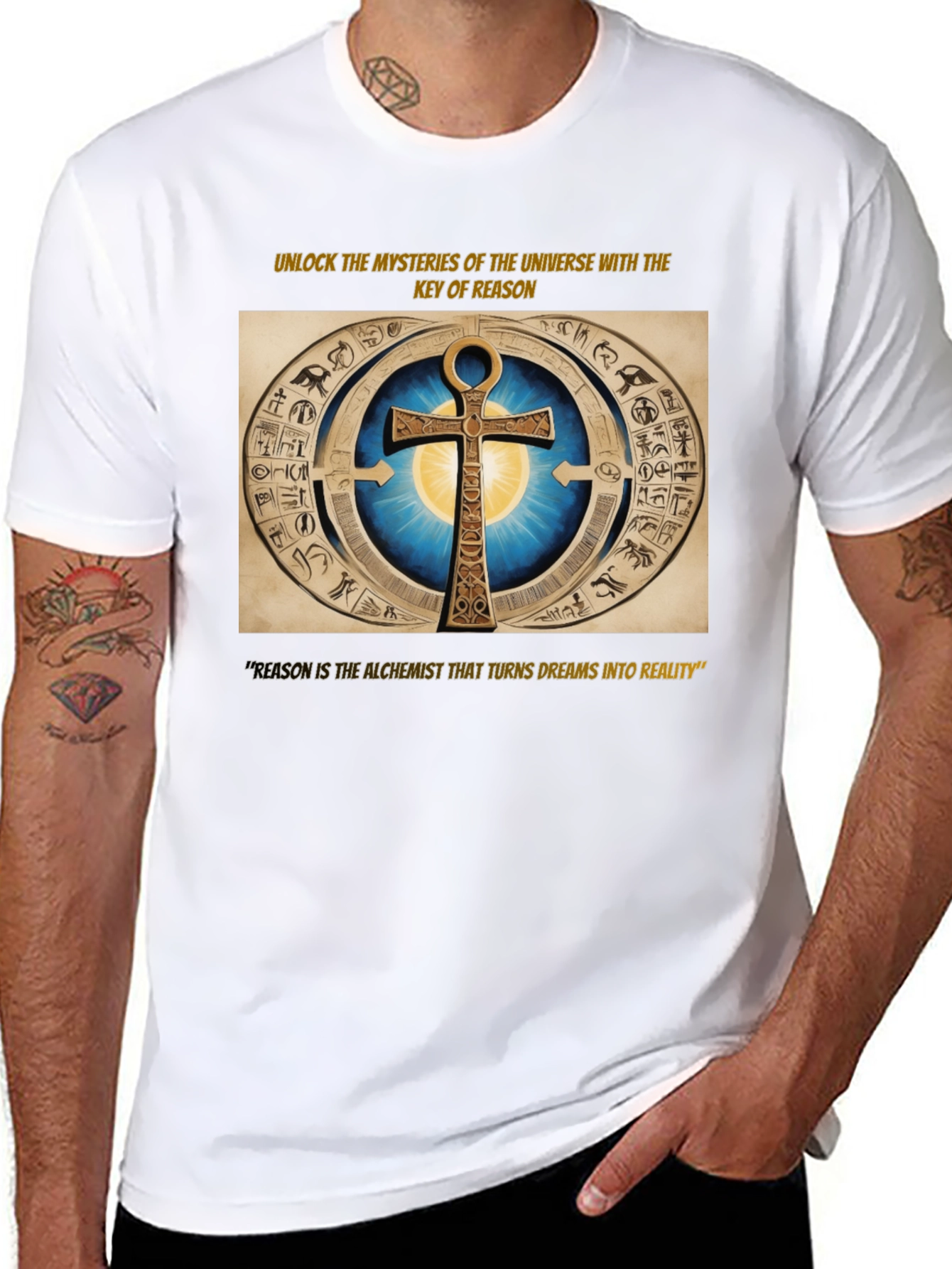 Mystical Ankh Key of Reason T-Shirt