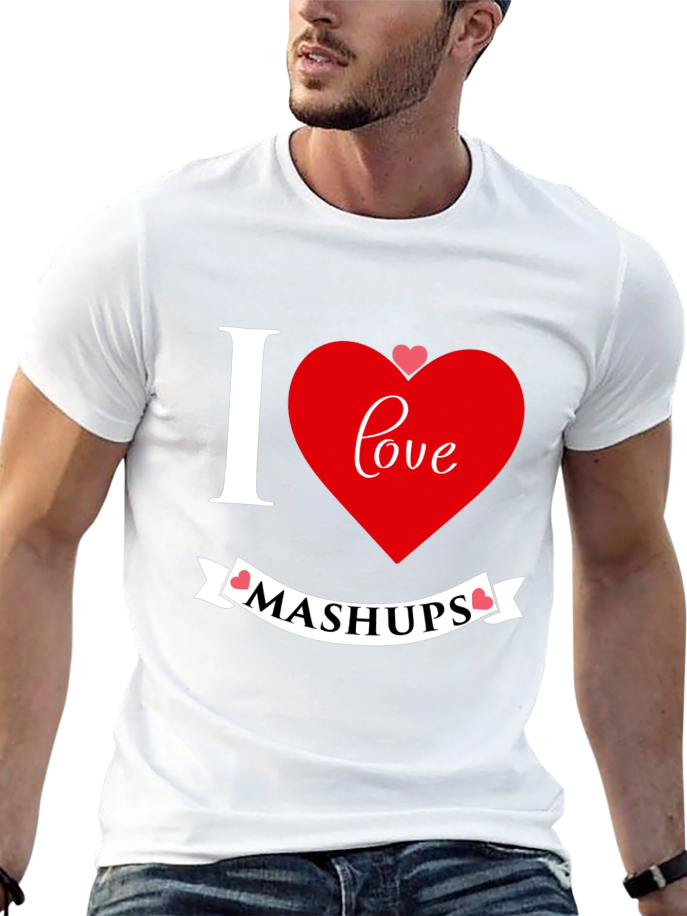 I Love Mashups Graphic T-Shirt