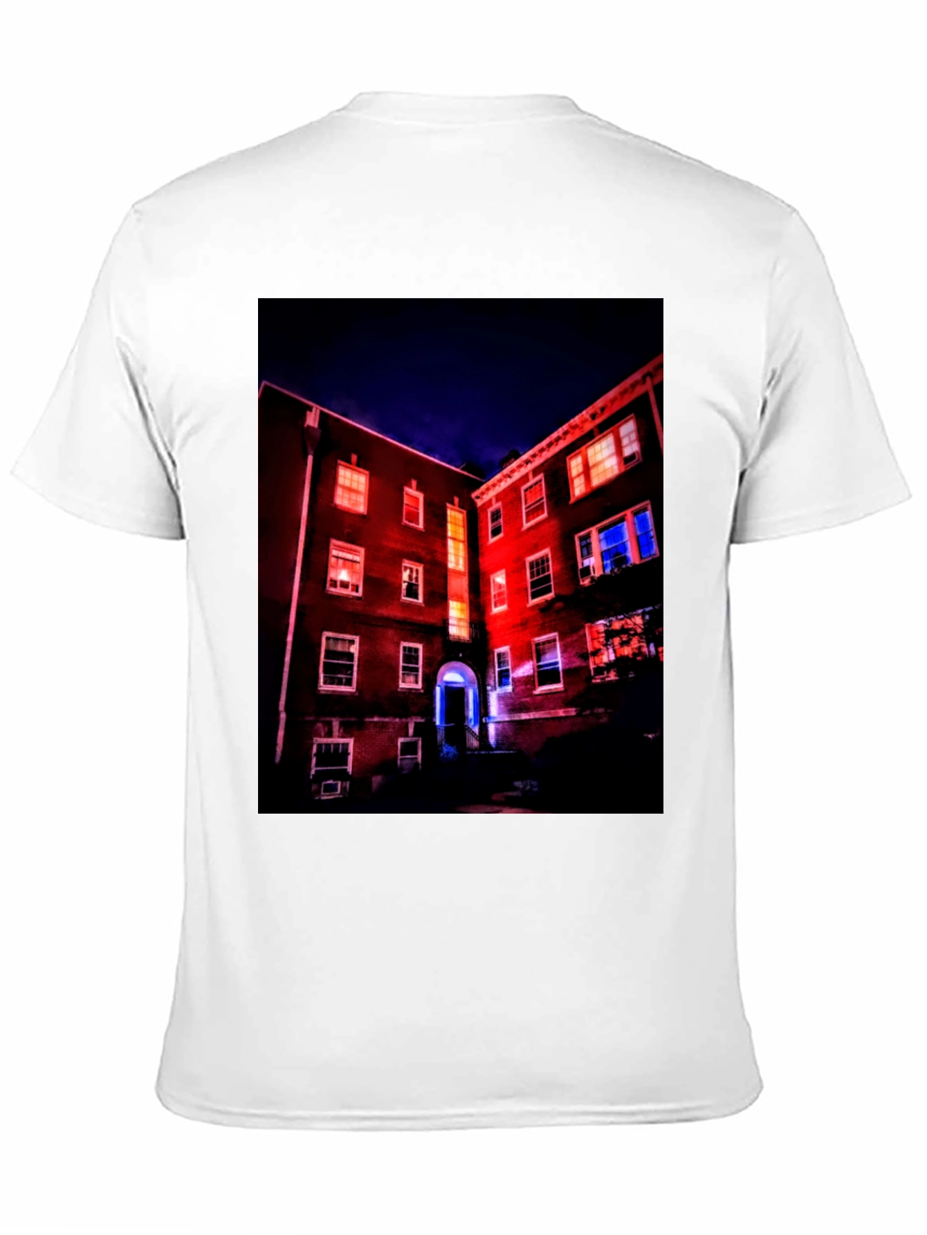 Illuminated Building Graphic Tee
