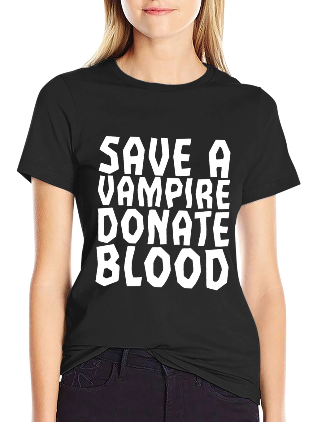 Save a Vampire Donate Blood Graphic Tee