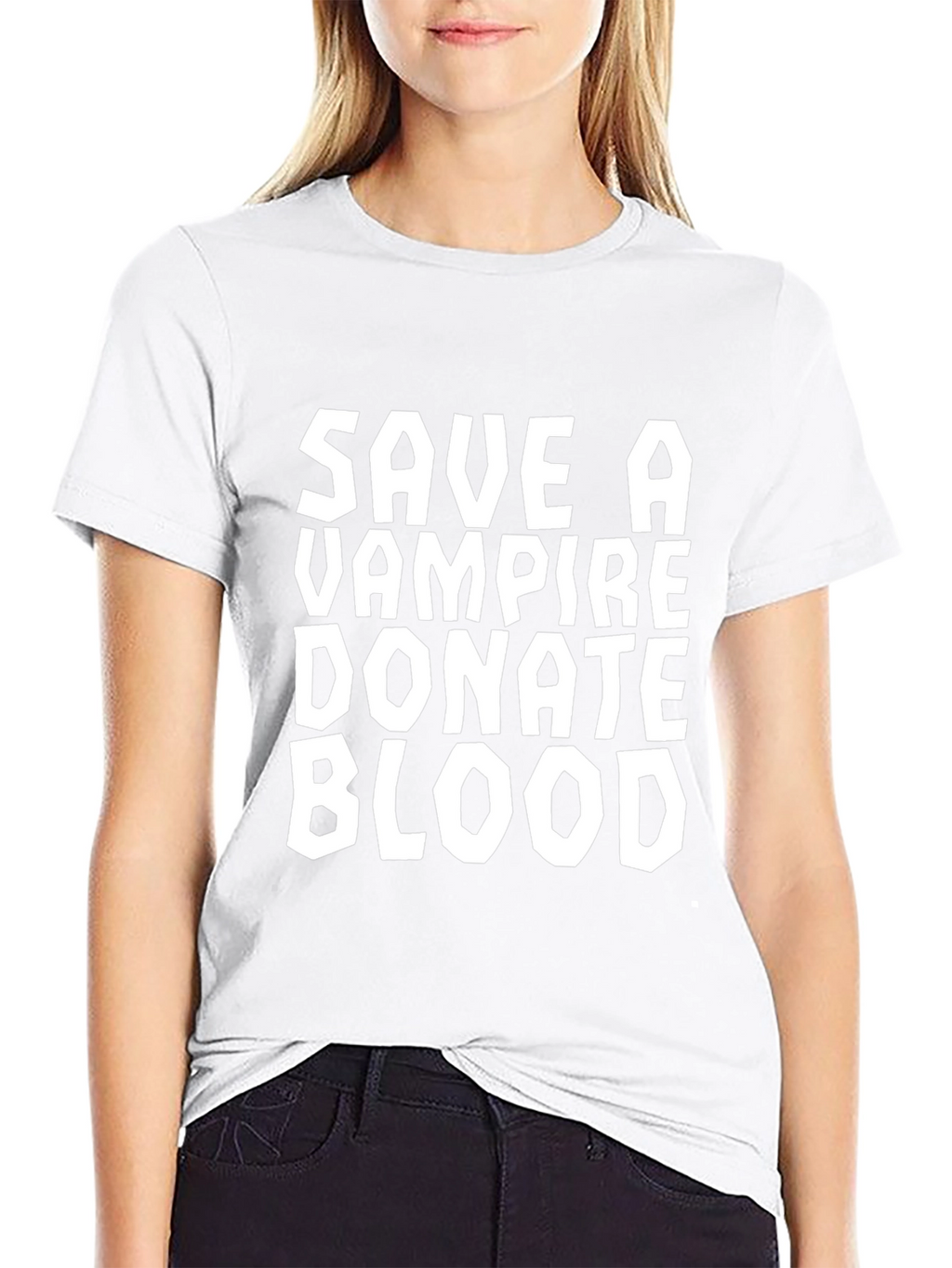 Save a Vampire Donate Blood Graphic Tee