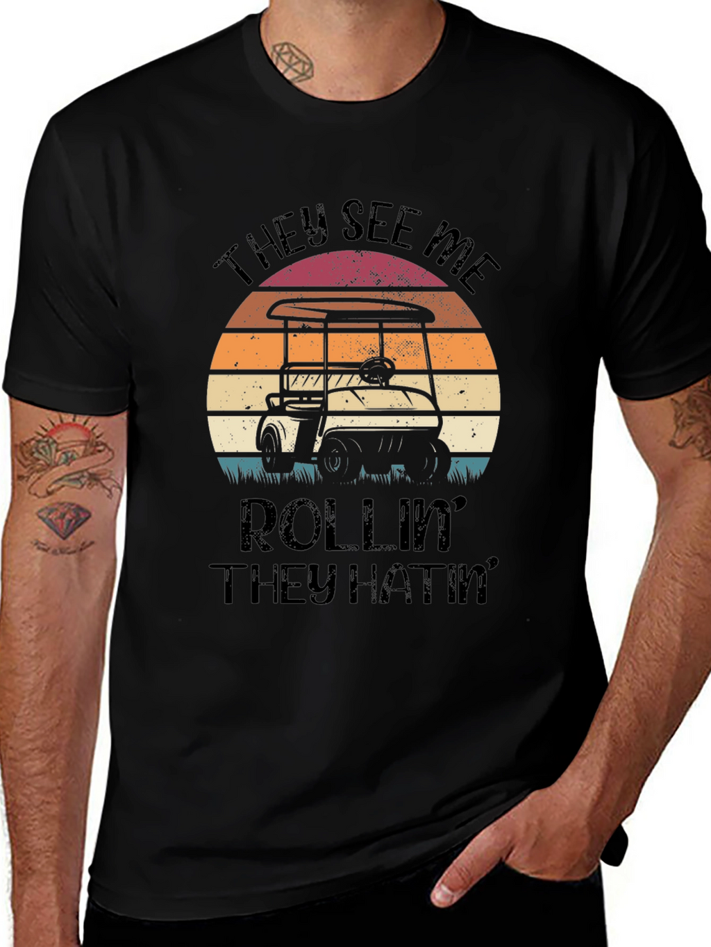 They See Me Rollin Golf T-Shirt
