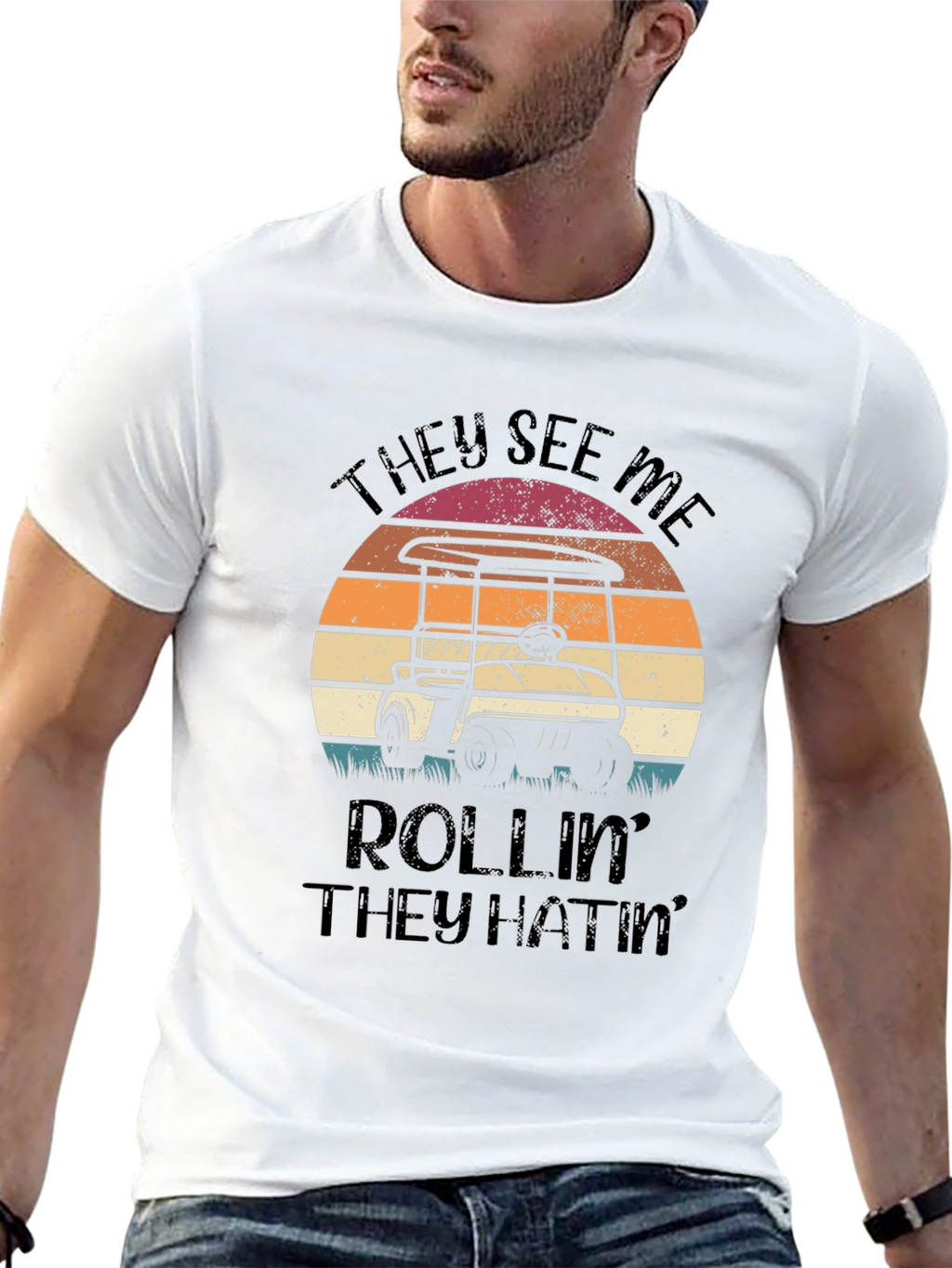 They See Me Rollin Golf T-Shirt