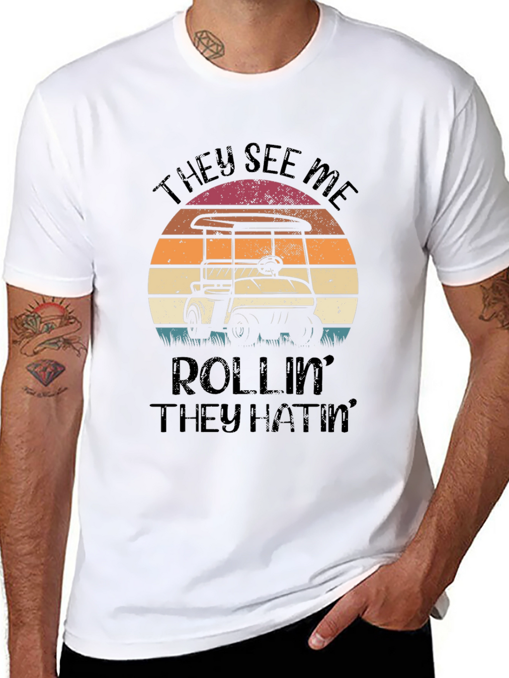 They See Me Rollin Golf T-Shirt
