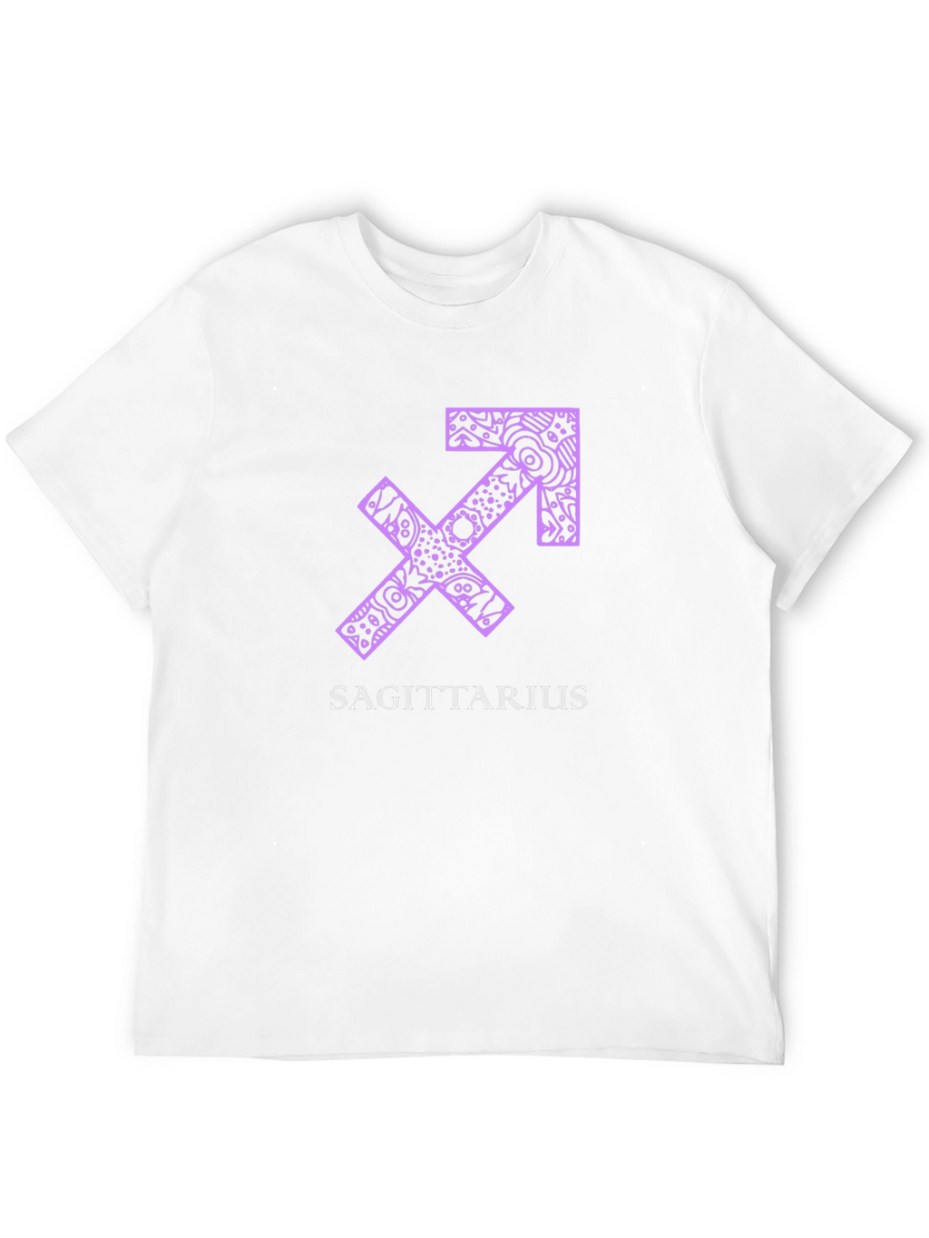 Sagittarius Zodiac Graphic Tee - Black
