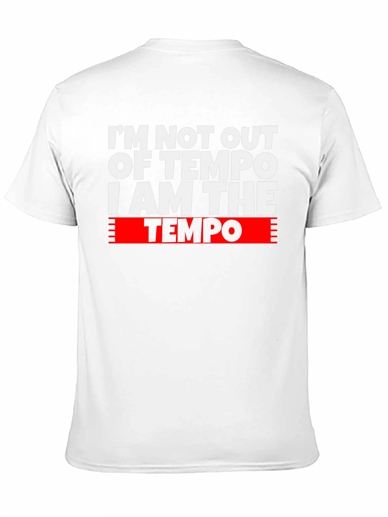 I Am The Tempo Graphic T-Shirt - Musician Apparel