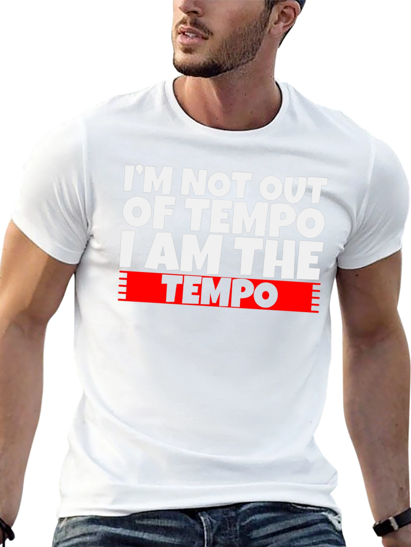 I Am The Tempo Graphic T-Shirt - Musician Apparel