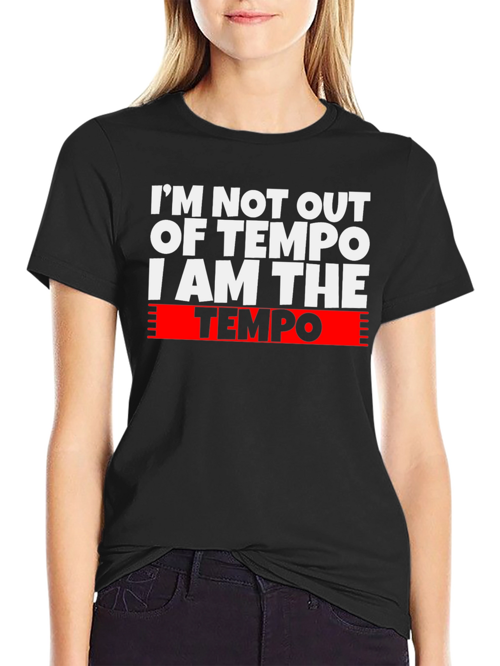 I Am The Tempo Graphic T-Shirt - Musician Apparel