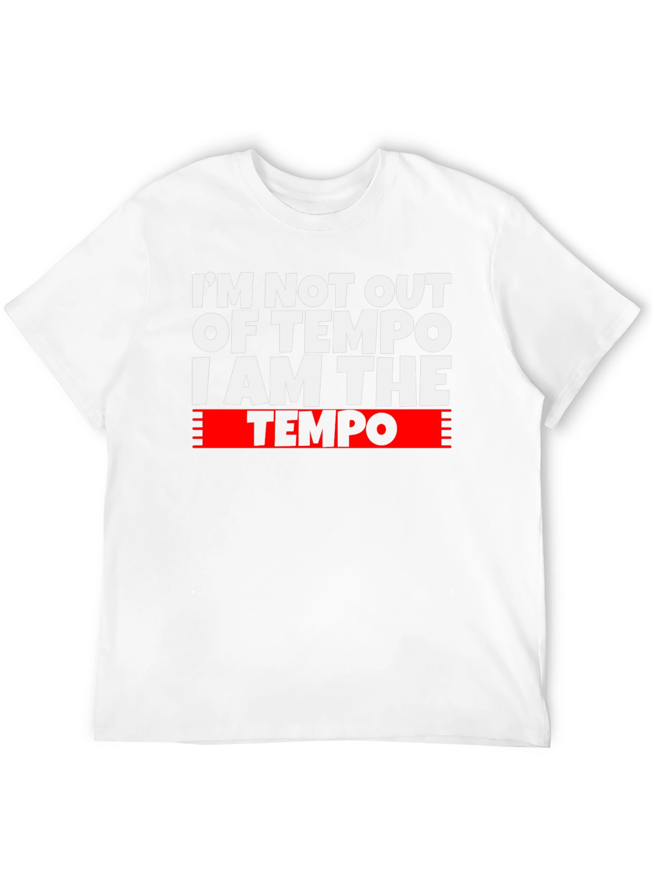 I Am The Tempo Graphic T-Shirt - Musician Apparel