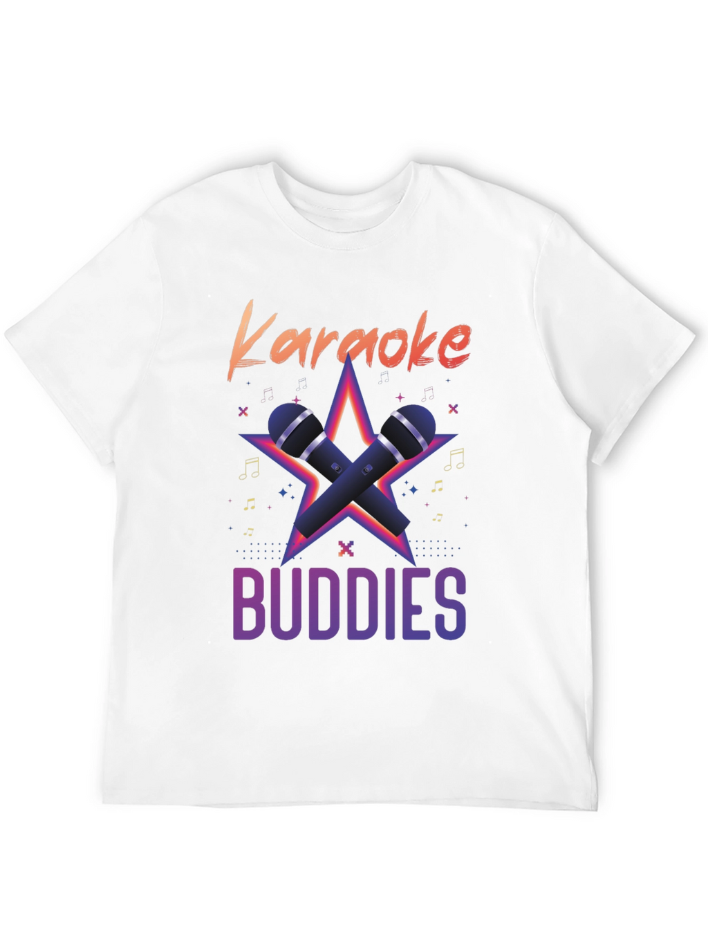 Karaoke Buddies Graphic Tee - Black