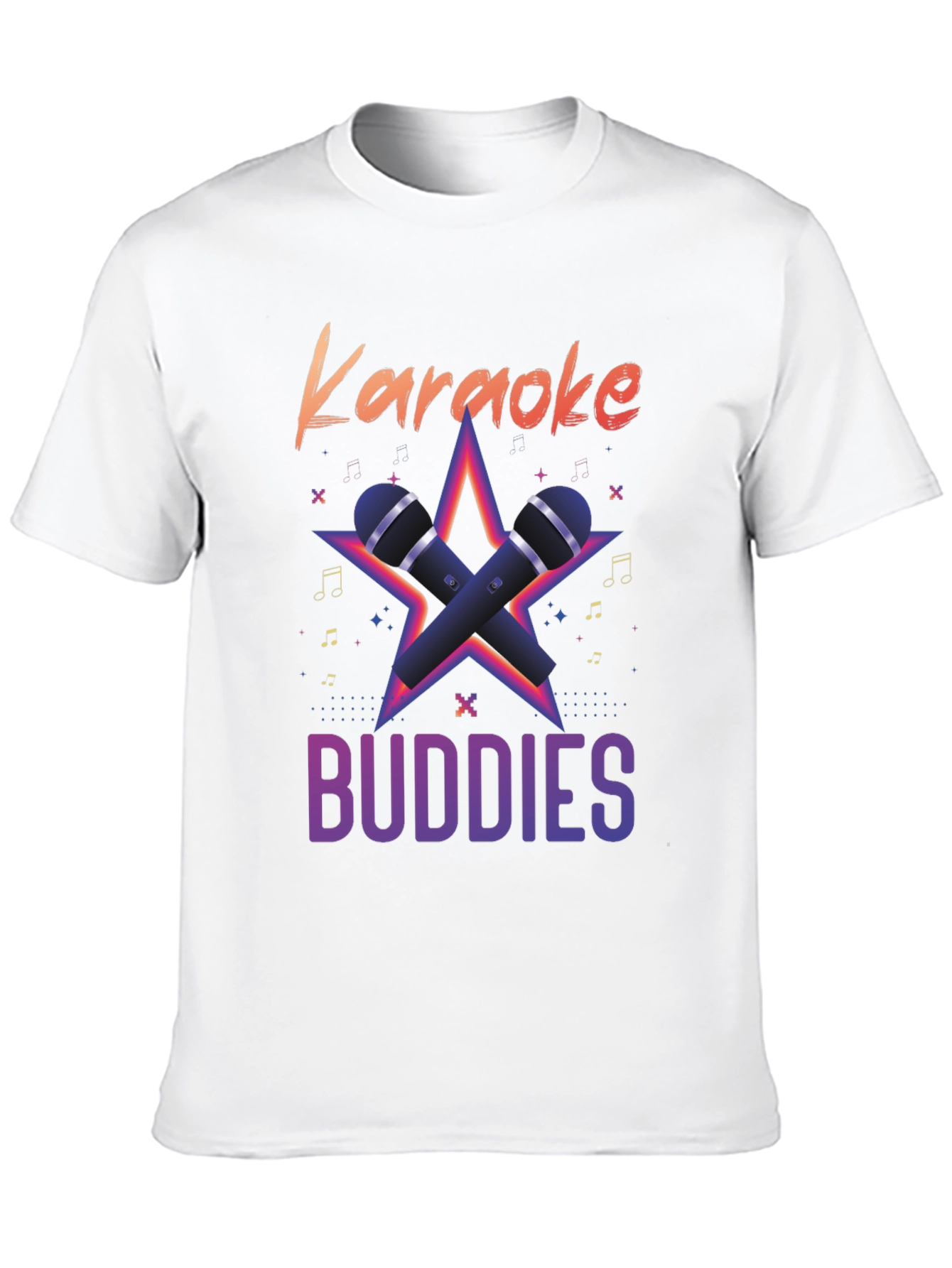 Karaoke Buddies Graphic Tee - Black