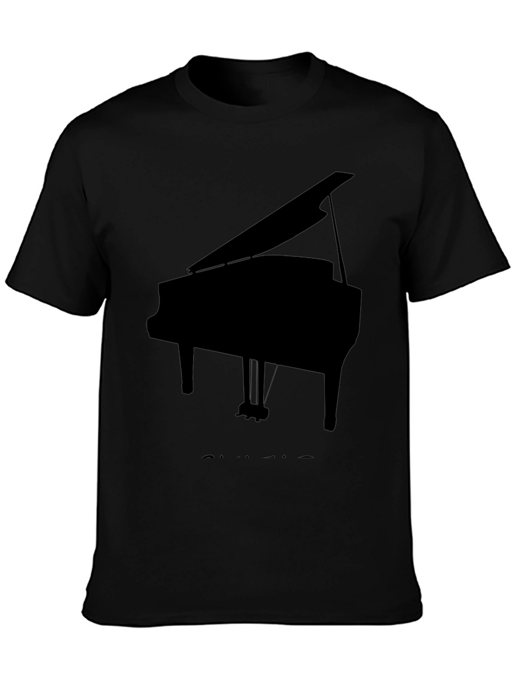 Piano Graphic Tee - Musical Instrument T-Shirt