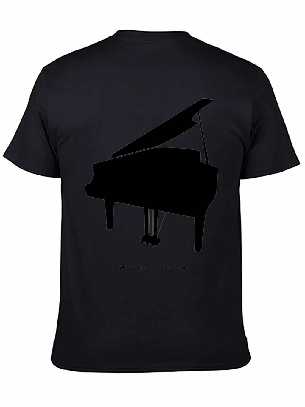 Piano Graphic Tee - Musical Instrument T-Shirt