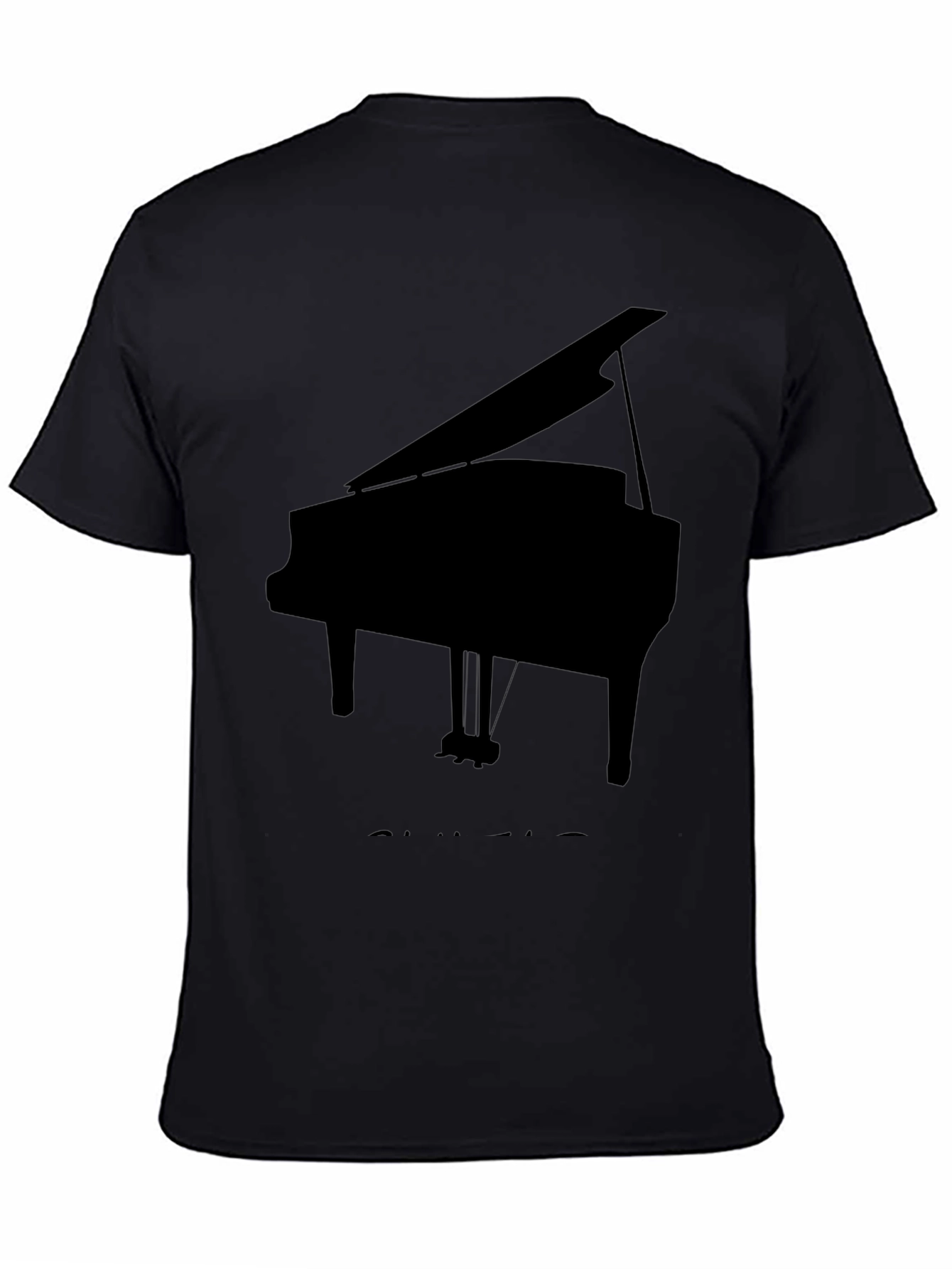Piano Graphic Tee - Musical Instrument T-Shirt