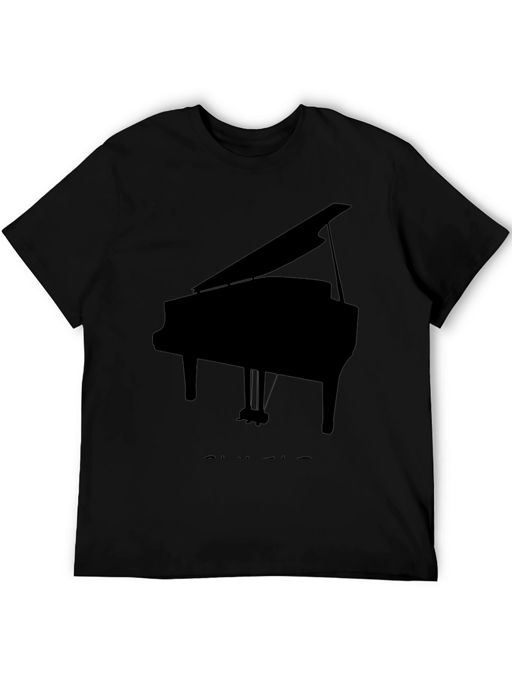 Piano Graphic Tee - Musical Instrument T-Shirt