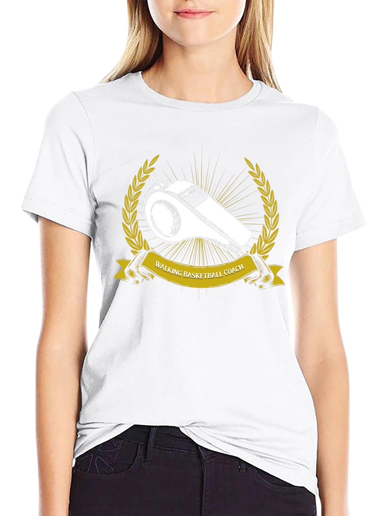 Walking Basketball Coach Graphic Tee