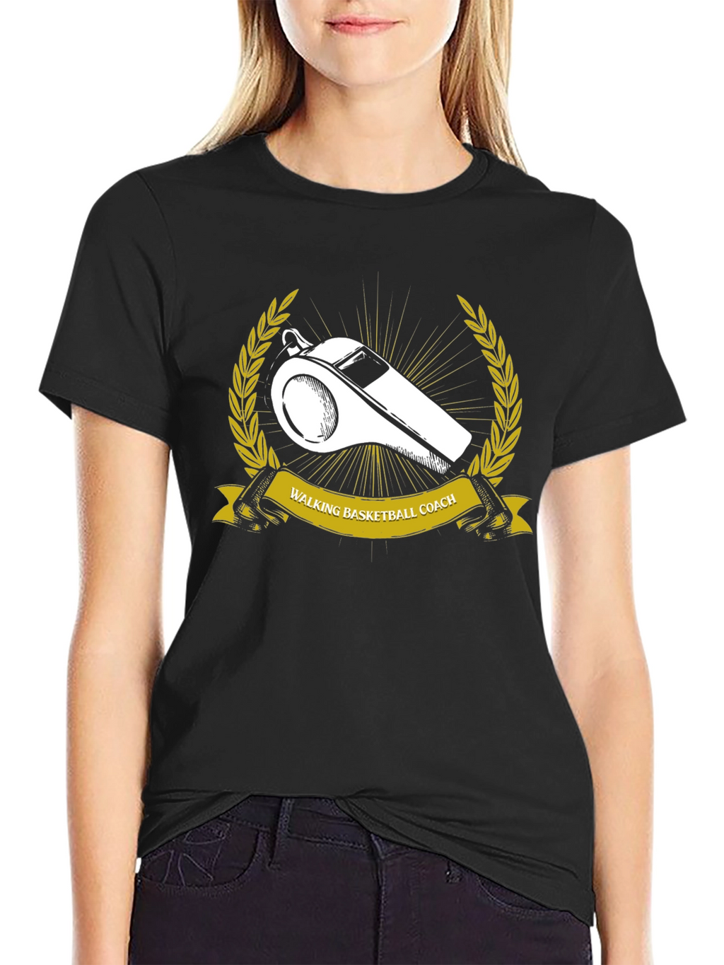 Walking Basketball Coach Graphic Tee