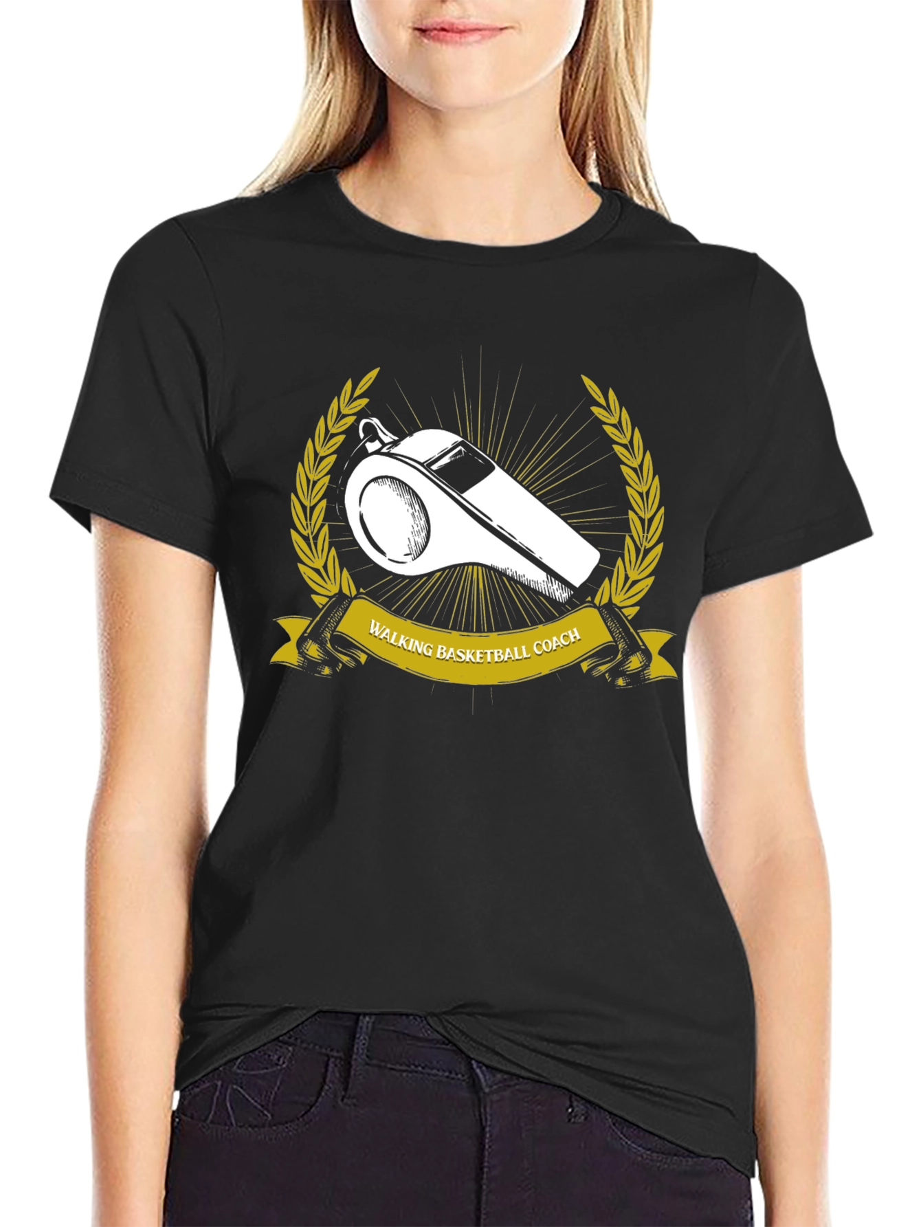Walking Basketball Coach Graphic Tee