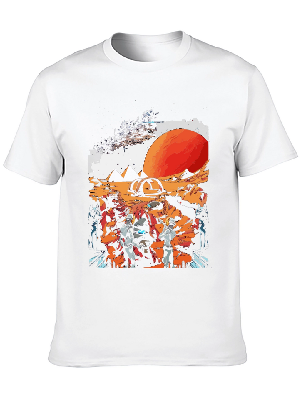 Sci-Fi Martian Adventure Graphic Tee