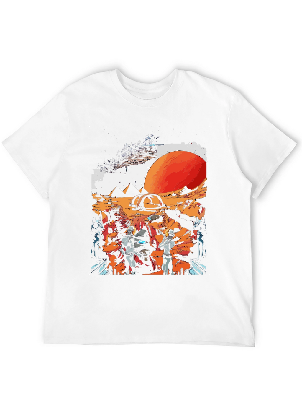 Sci-Fi Martian Adventure Graphic Tee