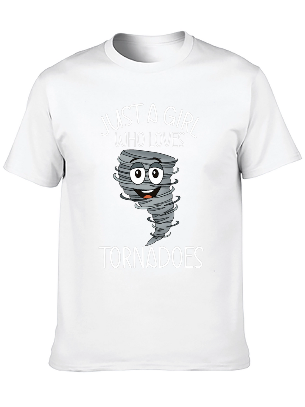 Just a Girl Who Loves Tornadoes T-Shirt
