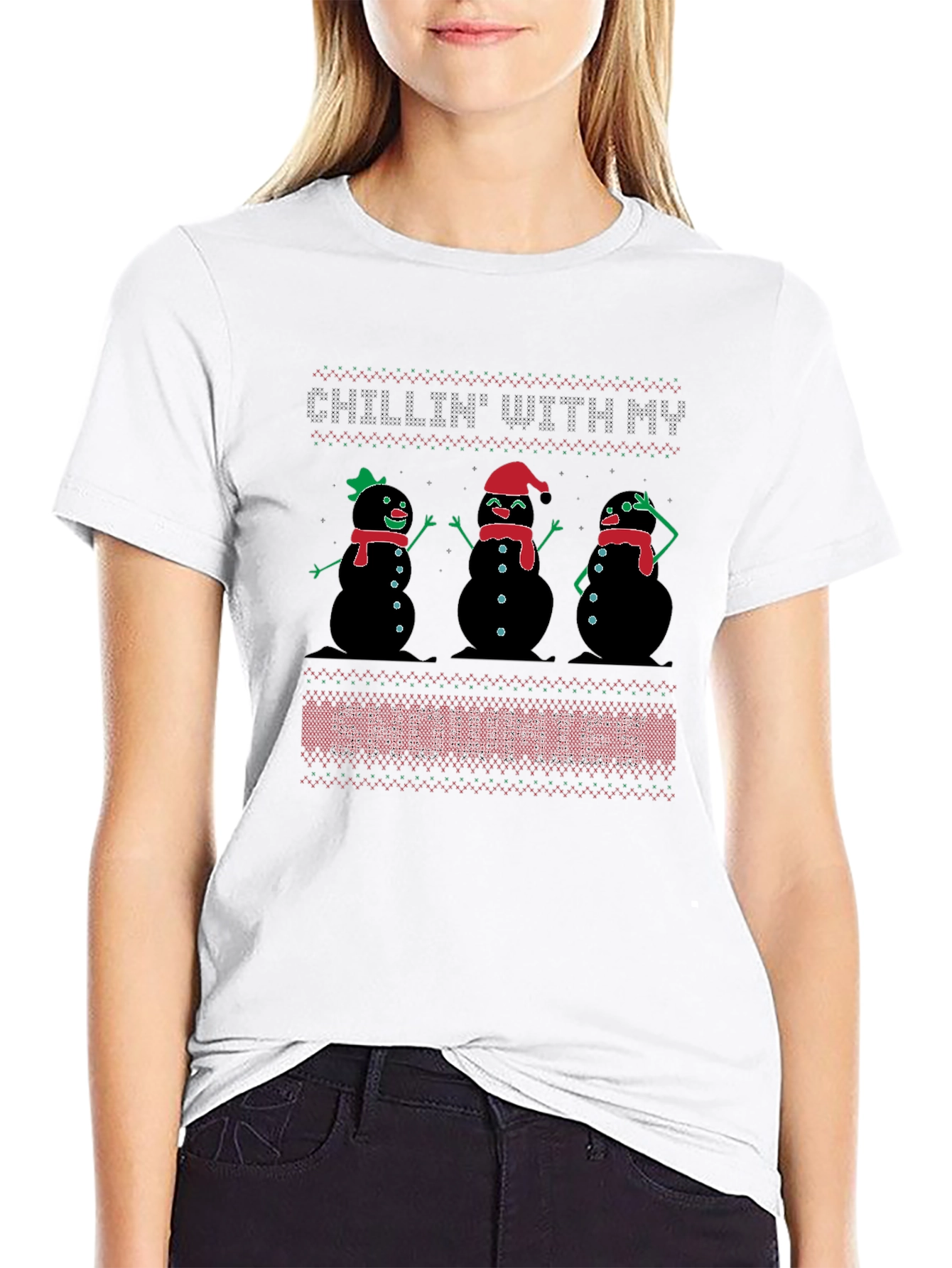 Chillin With My Snowmies T-Shirt