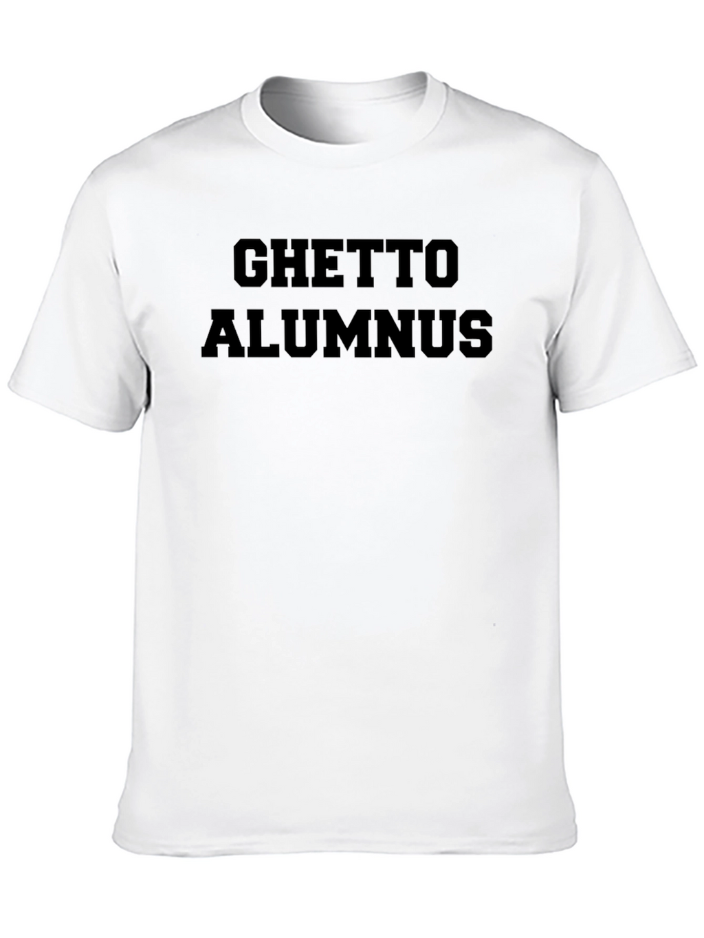 Ghetto Alumnus Black Graphic Tee