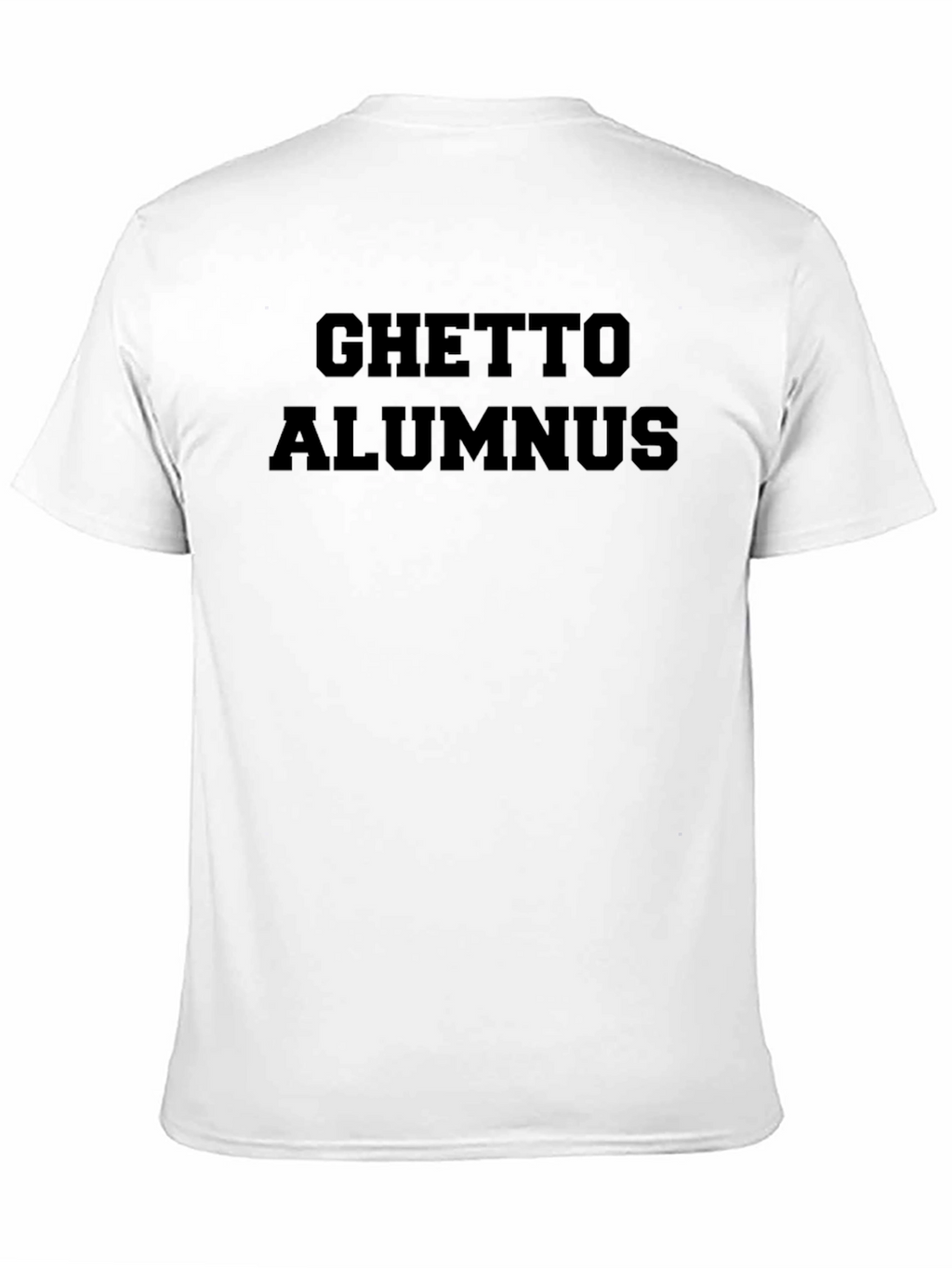 Ghetto Alumnus Black Graphic Tee