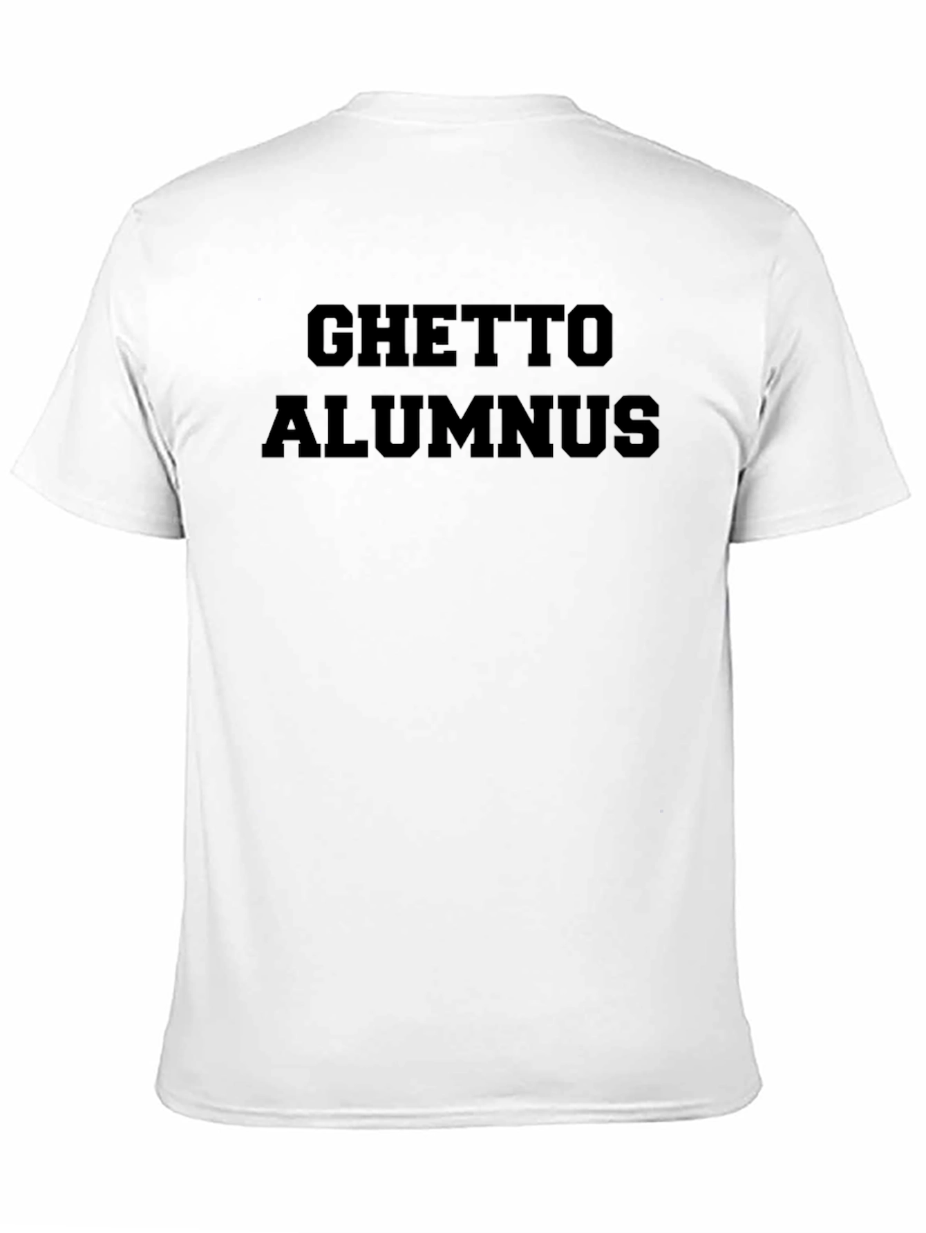 Ghetto Alumnus Black Graphic Tee