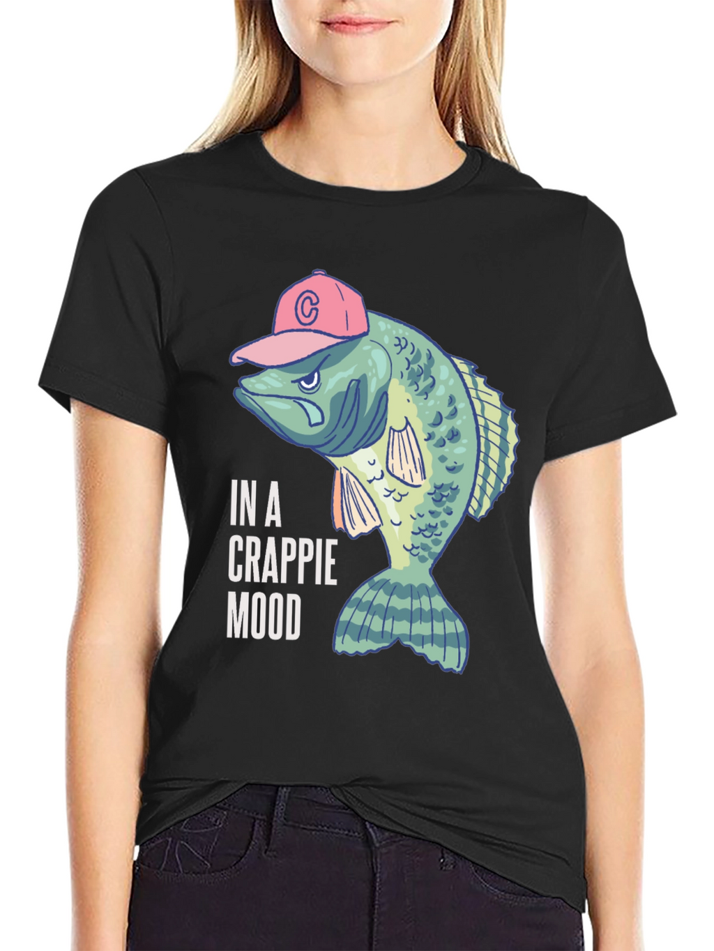 In a Crappie Mood Fishing T-Shirt