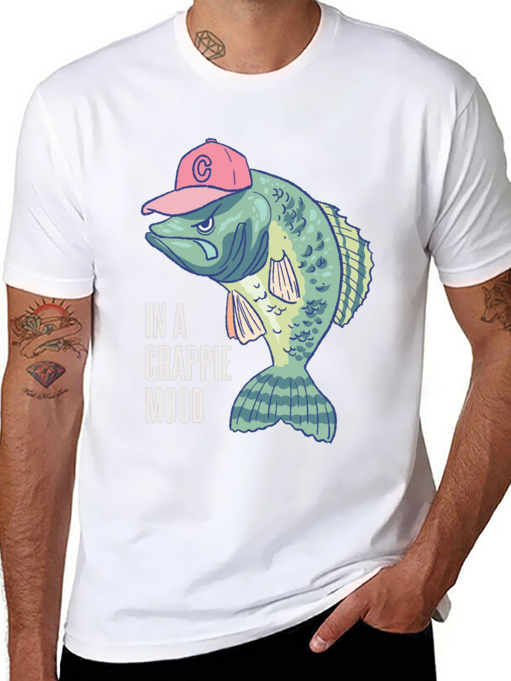 In a Crappie Mood Fishing T-Shirt