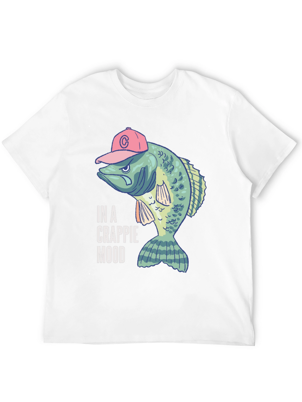 In a Crappie Mood Fishing T-Shirt