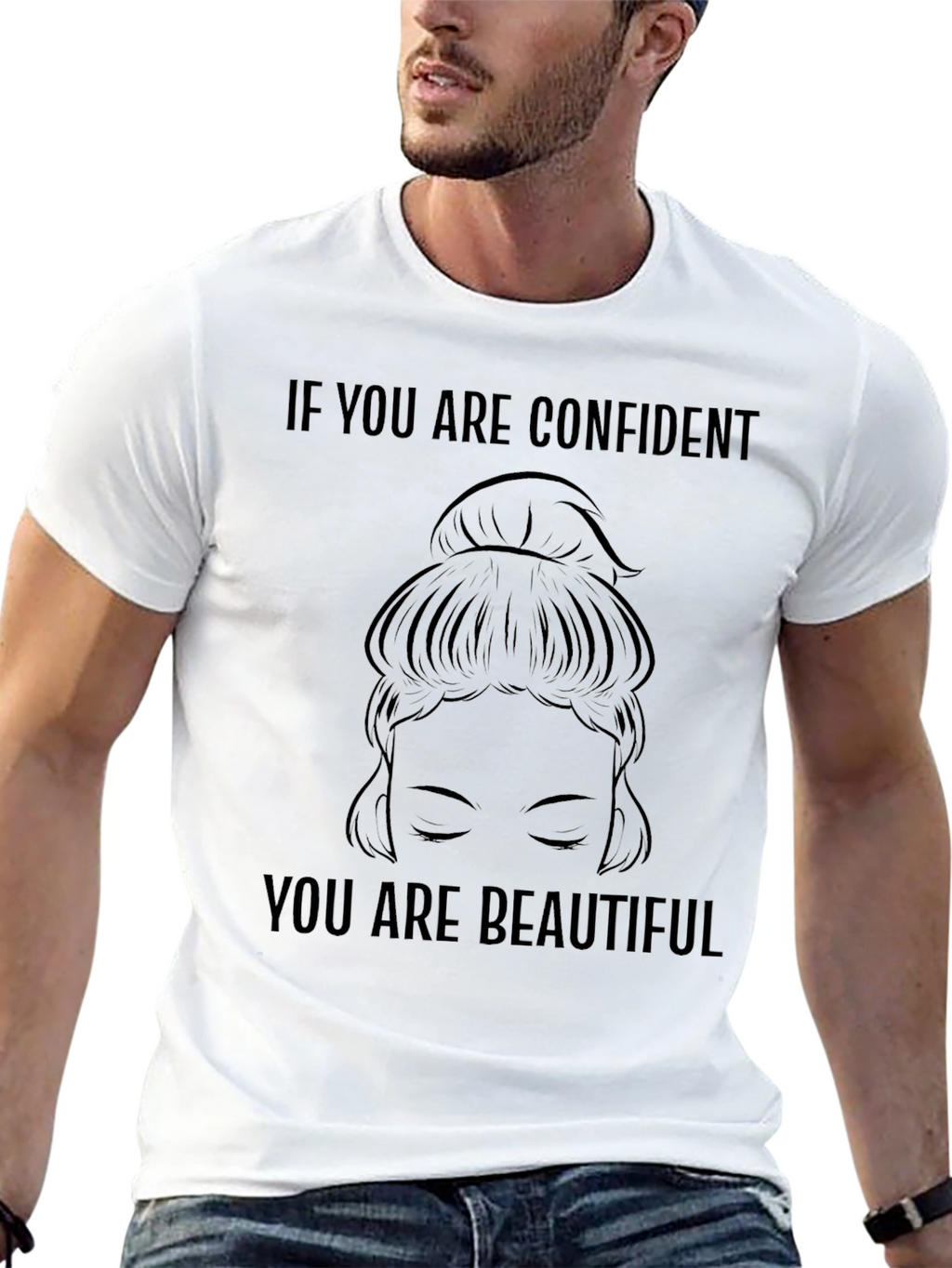 Confident Is Beautiful Graphic Tee
